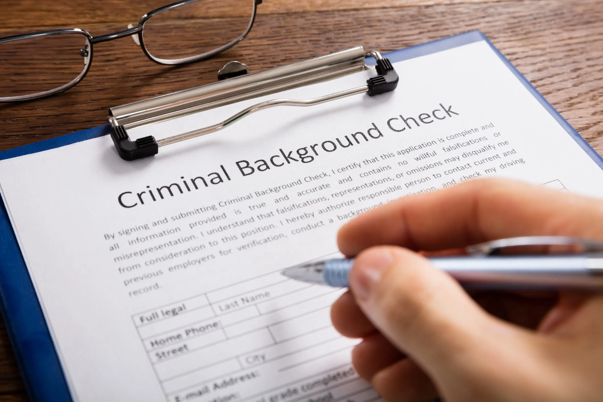 Close up criminal background check